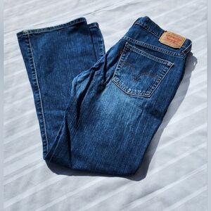 Levi's 515 Womens Jeans Nouveau Boot Cut 10 S Blue Mid Rise Medium Wash Cotton